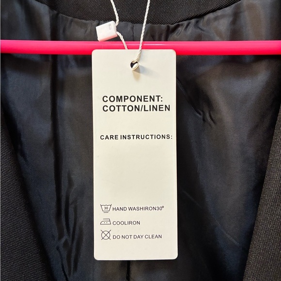 NWT Elegant Black Women's Blazer - Picture 5 of 10